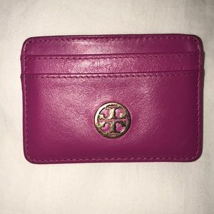 Tory burch card holder wallet- USED